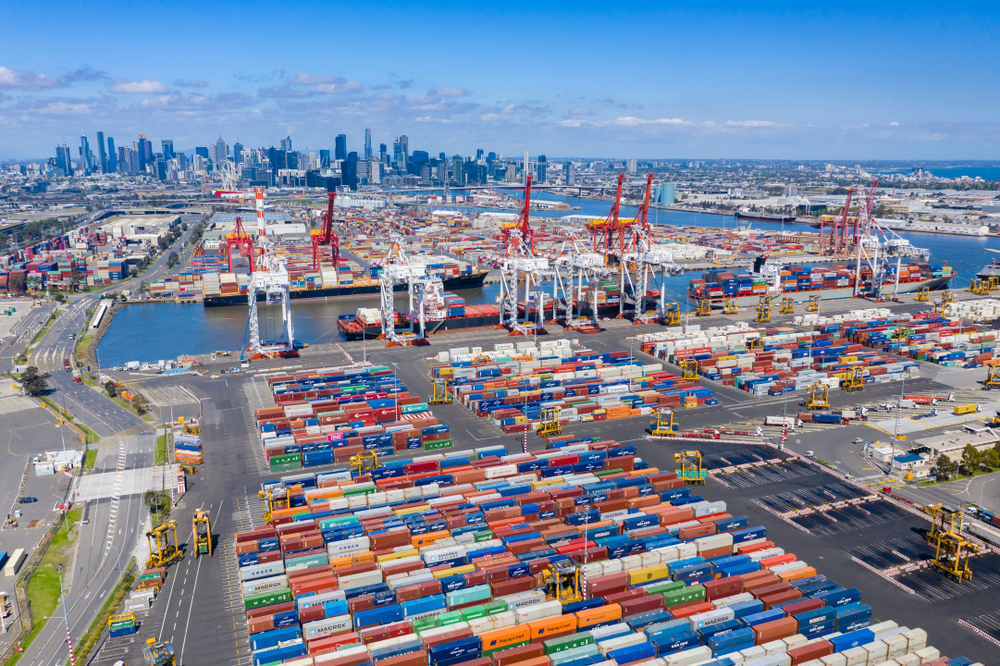 Melbourne Australia Shipping Port